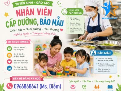 Khóa học Bảo mẫu & Cấp dưỡng | Thi lấy chứng chỉ nhanh
