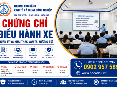 Chứng chỉ điều hành xe