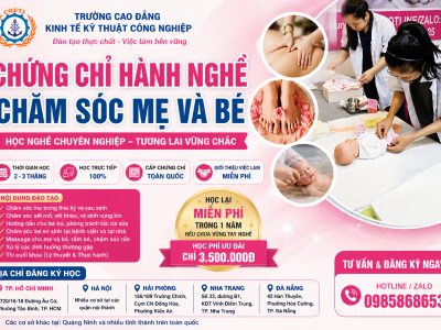 Chứng chỉ hành nghề chăm sóc mẹ và bé