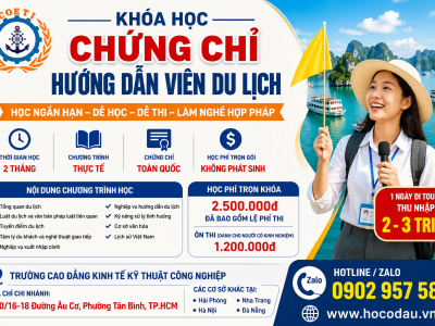 Khóa học chứng chỉ hướng dẫn viên du lịch