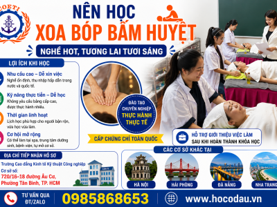  Nên học xoa bóp bấm huyệt - Nghề hot, tương lai tươi sáng