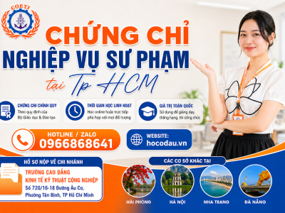  Chứng chỉ nghiệp vụ sư phạm tại Tp hcm