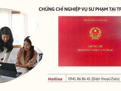  Chứng chỉ nghiệp vụ sư phạm tại Tp hcm