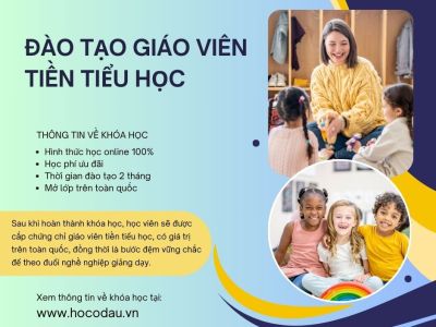 Đào tạo giáo viên tiền tiểu học