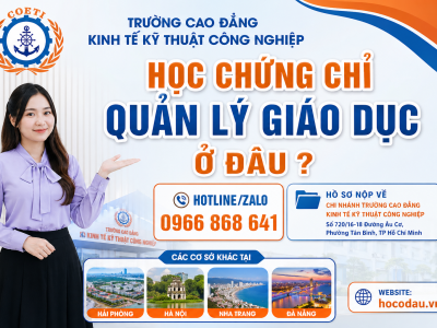 Học chứng chỉ quản lý giáo dục ở đâu ?