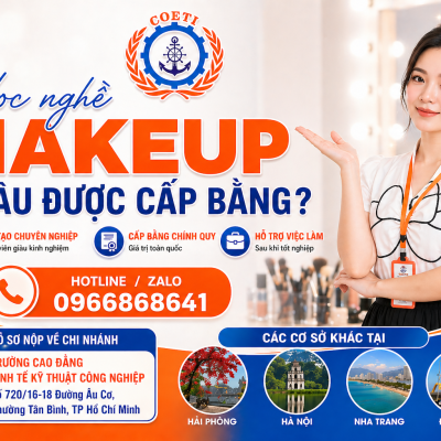 Học nghề Makeup ở đâu được cấp bằng?